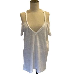 IRO Fun White Torn T Shirt XS